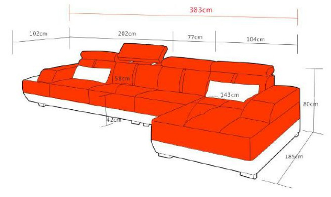 Corner sofa Living landscape Couch Upholstery L-shape Suite Corner Couches XXL Sofas