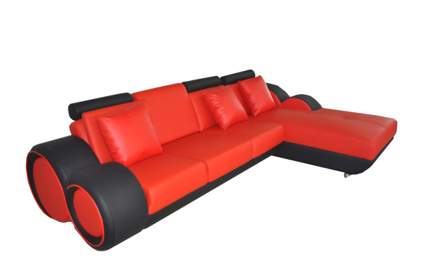 Design Sofa Couch Corner Leather Corner Suite Corner Landscape Upholstery L-shape
