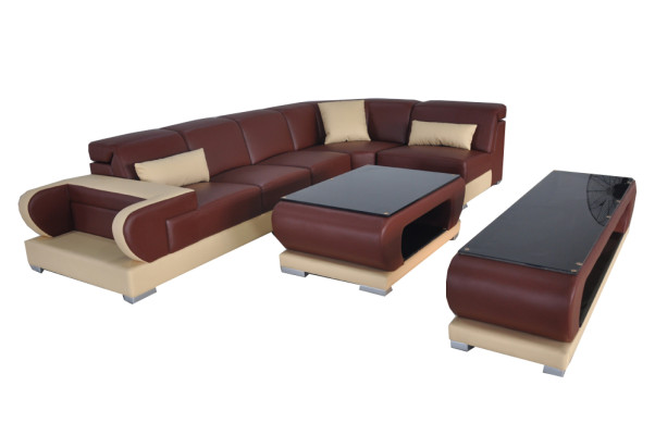 Leather Corner Sofa Couch Suite Sofas Couches Upholstery Living landscape