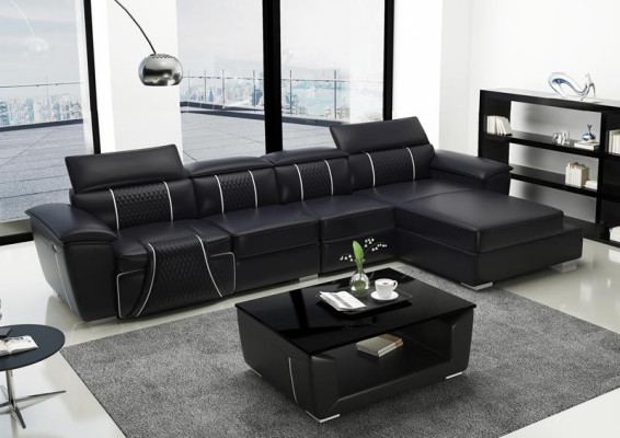 Corner sofa L-shape Sofa Couch Design Couch Upholstery Leather Modern Relax Automatic new