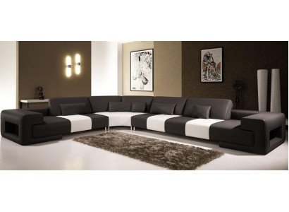 Stylish design and maximum comfort with our large L-shaped corner sofa