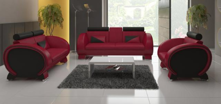 Sofa set 3+2+1 Fabric Couch Desig Sofa Living landscape Upholstery Suite Textile