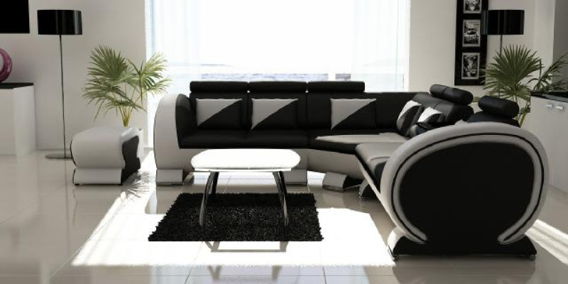 Designer Corner sofa Couch Sofa Upholstery Suite Lounge Sofas Couches Living landscape