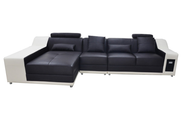 Corner Leather Modern XXL Couch Living landscape Leather Sofa Sofa L-shape B2017B
