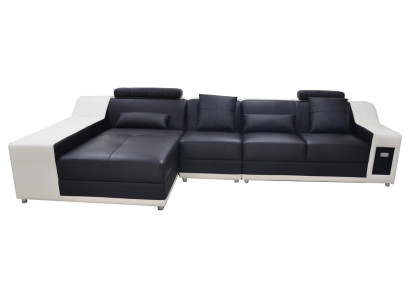 Corner Leather Modern XXL Couch Living landscape Leather Sofa Sofa L-shape B2017B