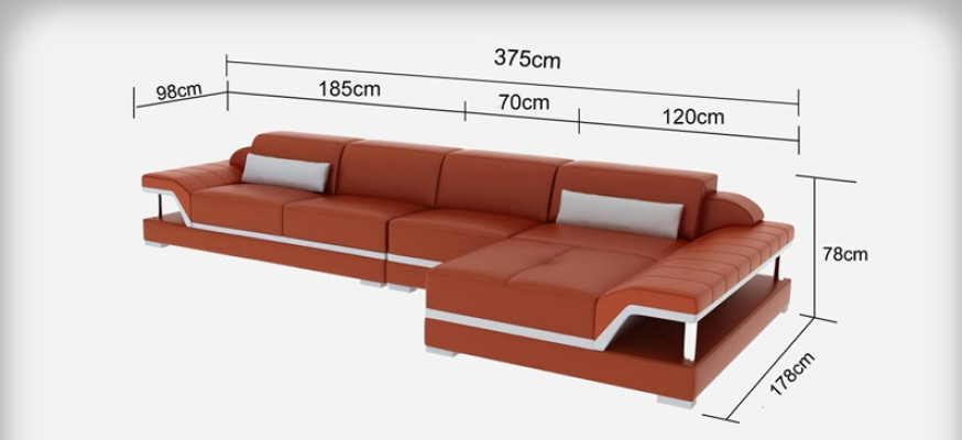 Design leather sofa sofa couch upholstery corner suite seating set leather couches 8004C