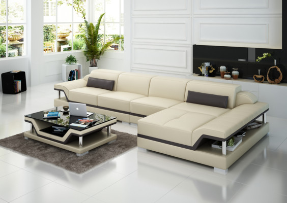 Design leather sofa sofa couch upholstery corner suite seating set leather couches 8004C