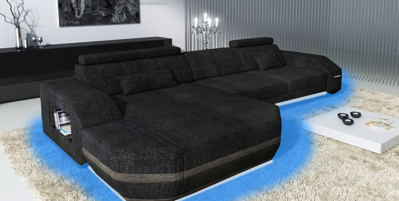 Corner sofa Sofa Couch Upholstery Design Living landscape Design Corner suite