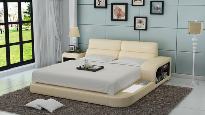 Designer Bed Upholstered bed Luxury bed Double bed Marriage bed Beds 140/160/180 LB8805