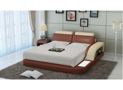 Upholstery Design Luxury Bed Beds Leather Modern Bedroom 140/160/180 cm