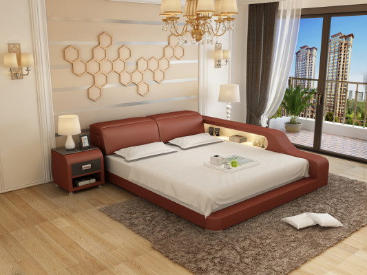 Designer Bed Upholstered bed Luxury bed Double bed Marriage bed Beds 140/160/180 cm