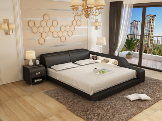 Designer Bed Upholstered bed Luxury bed Double bed Marriage bed Beds 140/160/180 cm