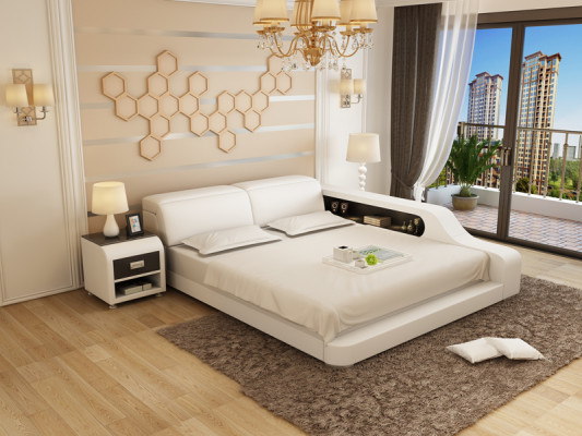 Designer Bed Upholstered bed Luxury bed Double bed Marriage bed Beds 140/160/180 cm