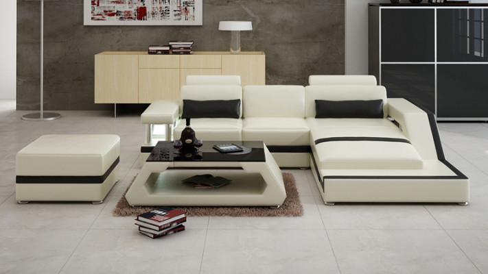Leather Sofa Modern Couch Living landscape Corner Decor Corner sofa Design Suite