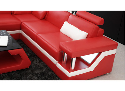 Leather Sofa Couch Living Landscape Corner Modern Decor Corner Sofa Design Suite