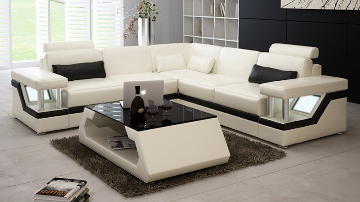 Leather Sofa Couch Living Landscape Corner Modern Decor Corner Sofa Design Suite
