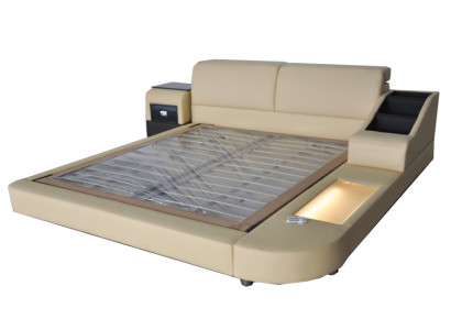 Exclusive Multi-Purpose Double Beds Hotel Marriage Upholstery Leather Design Bed Luxury new
