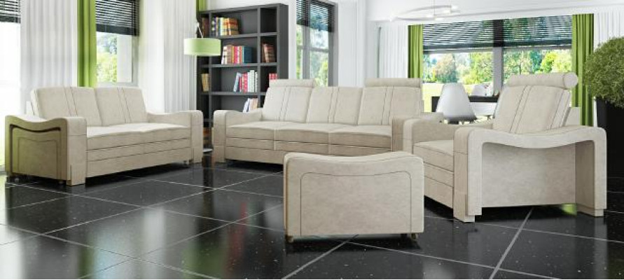 Sofa set Textile Upholstery Couch Sofa Suite Fabric sofa 3+2+1 Living landscape