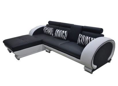 Corner Sofa Leather Couch Corner Suite Living Corner Landscape L-shape Upholstery new Design