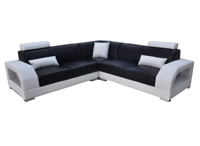 XXL Couch Corner sofa Leather Living landscape Suite Design Modern Sofa L-shape G8001B