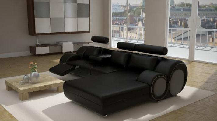 Designer Suite Living landscape Corner sofa Couch Sofa Upholstery Leather sofa Sofas new