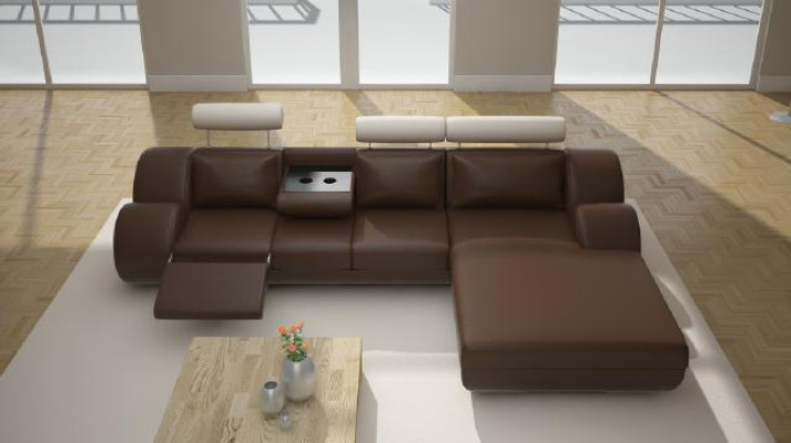 Designer Suite Living landscape Corner sofa Couch Sofa Upholstery Leather sofa Sofas new