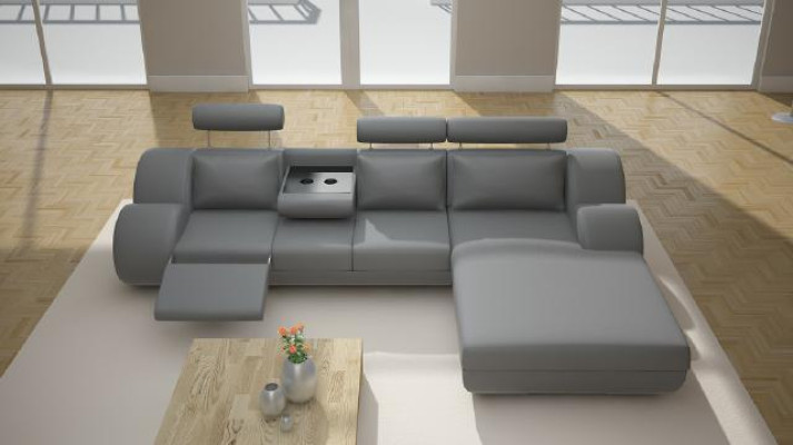 Designer Suite Living landscape Corner sofa Couch Sofa Upholstery Leather sofa Sofas new