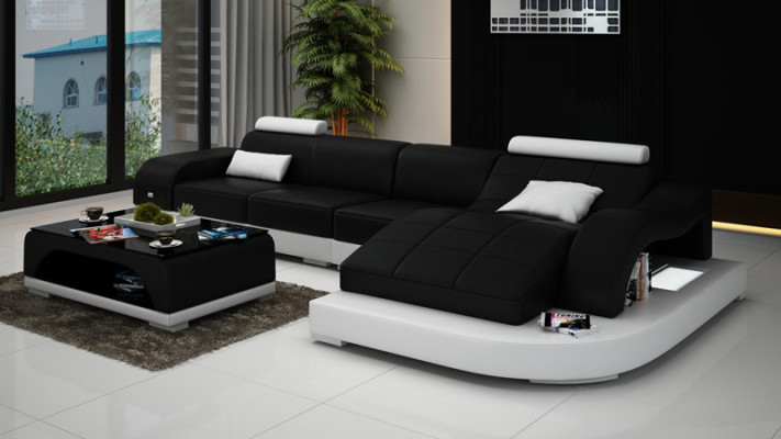 Corner sofa Couch Upholstery Corner suite Living landscape Corner sofa Design Sofa PHM3375