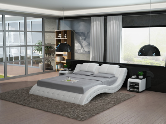 Luxury Leather Bed Design Upholstery Beds Double Marriage 140/160/180 LB8824B