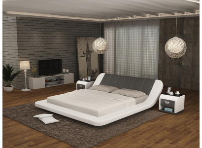 Leather Bed Design Upholstery Beds Luxury Double Modern Marriage 140/160/180 cm