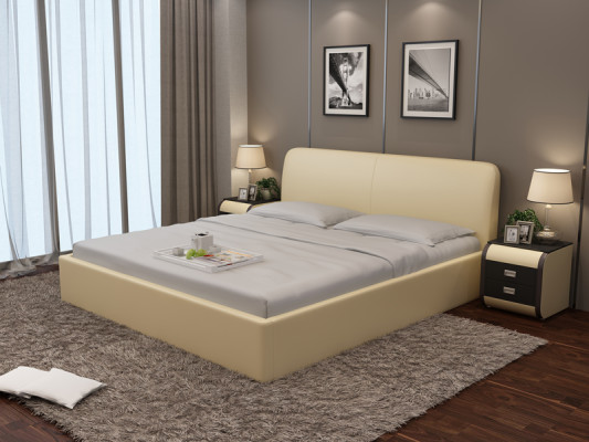 Bed with USB Upholstered bed Luxury bed Double bed Marriage bed Beds 140/160/180 cm