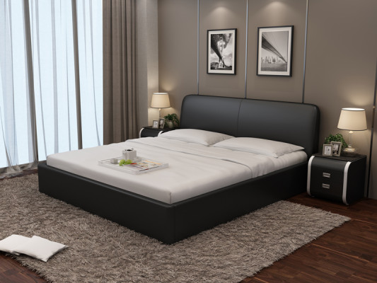 Bed with USB Upholstered bed Luxury bed Double bed Marriage bed Beds 140/160/180 cm