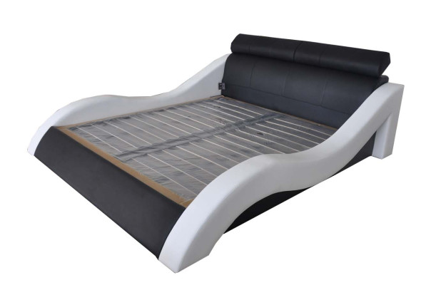 Double Luxury Design Leather Hotel Bed Upholstery Beds Modern Multifunction