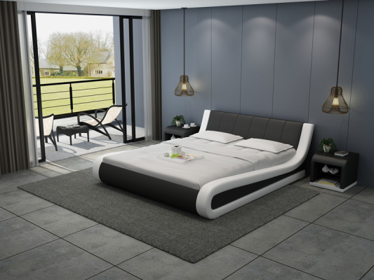 Leather Bed Design Upholstery Beds Luxury Double Hotel Marriage Big 140/160/180 cm
