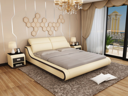 Designer Bed Upholstered bed Luxury bed Double bed Marriage bed Beds 140/160/180 cm