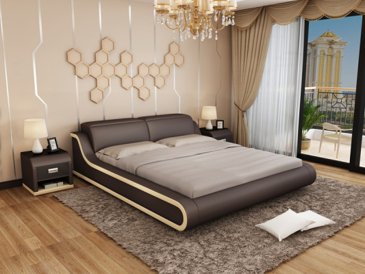 Designer Bed Upholstered bed Luxury bed Double bed Marriage bed Beds 140/160/180 cm
