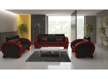 Leather sofa + USB sofa with bar function designer suite sofa 3 seater relaxation couch