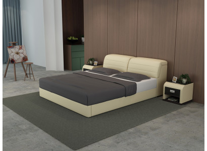 Leather Bed Design Upholstery Beds Luxury Double Modern Marriage 140/160/180 LB8827