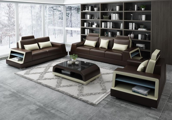 Multifunction s Couch Relax Sofa Leather Upholstery Three Seater Design 3er new Couches