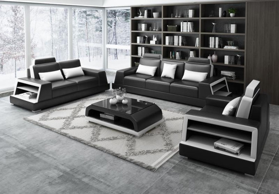 Multifunction s Couch Relax Sofa Leather Upholstery Three Seater Design 3er new Couches