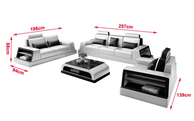 Multifunction s Couch Relax Sofa Leather Upholstery Three Seater Design 3er new Couches
