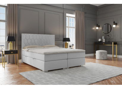 Boxspring Bed Hotel Design Velvet Luxury Beds Upholstery bed base Function Double