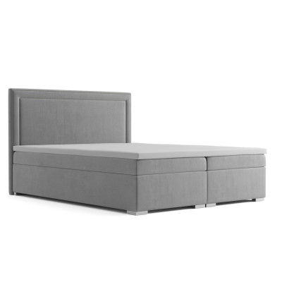 Boxspring Design Bed Hotel Double Beds Luxury Upholstery Box Function Velvet new