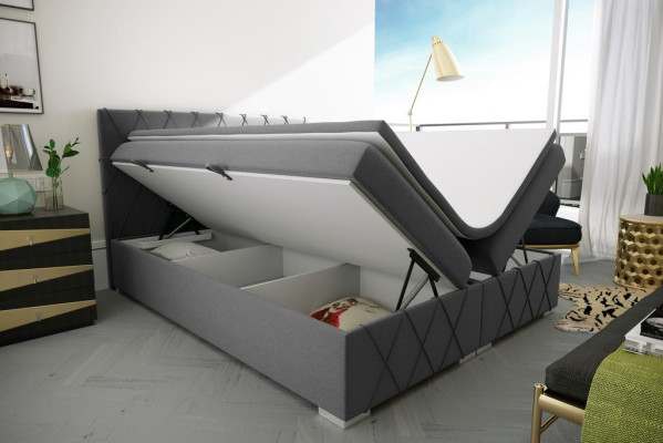 Bed Complete Set Double Mattress Box Spring Topper Beds Function Box