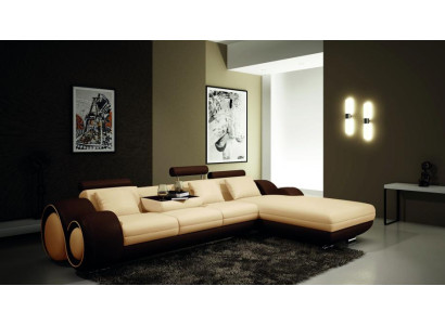 exclusive living ambience with our luxurious corner sofa in L-shape