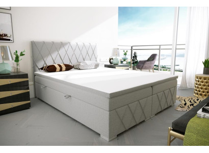 Boxspring Bed Hotel Double Bed Textile Luxury Beds Upholstery bed base function