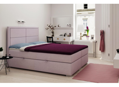 Boxspring Bed Hotel Double Complete Set Mattress Topper Beds Function Box