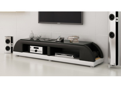 TV-cabinet TV Sideboard Leather Glass Table Television Wardrobe Table Lowboard Mo.A