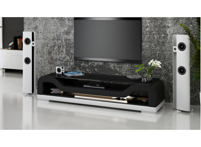 TV-cabinet TV Sideboard Leather Glass Table Television Wardrobe Lowboard Mo.F