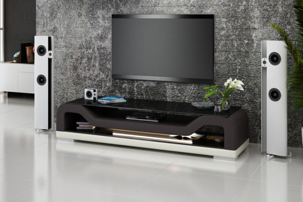 TV-cabinet TV Sideboard Leather Glass Table Television Decor Wardrobe Table Designer